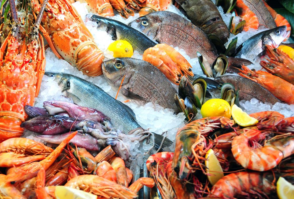 Seafood dining in Heraklion, Greece