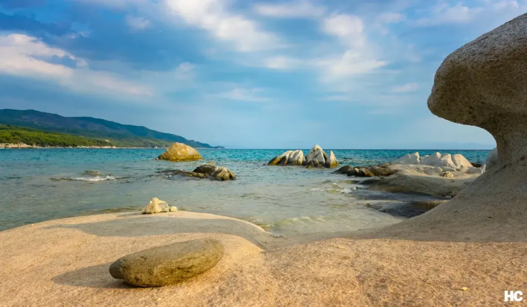 Kavourotrypes Strand, Chalkidiki